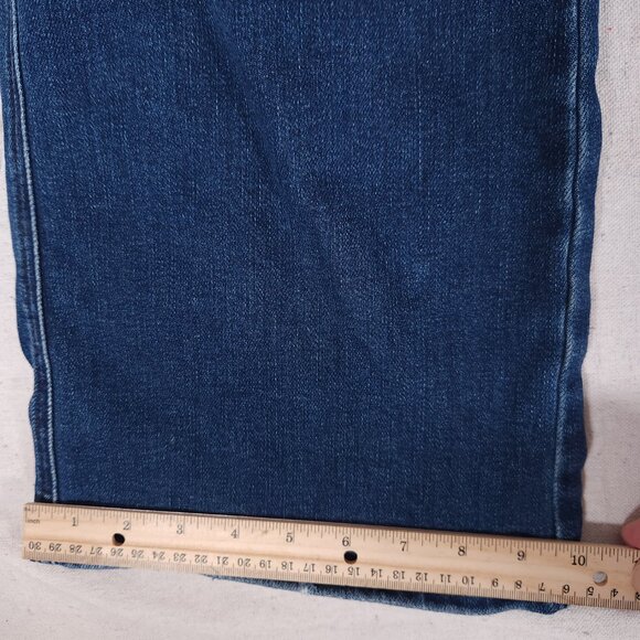 Judy Blue Tummy Control Bootcut Blue Jeans Womens 20W Short Denim Pants FLAWS - Picture 9 of 16